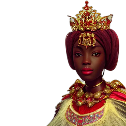 crown, jewelry, concept art, 3d render transparent PNG cut-out