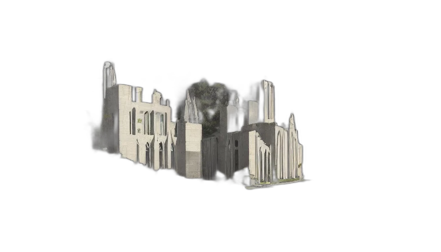 building, furniture, crown, 3d render transparent PNG cut-out
