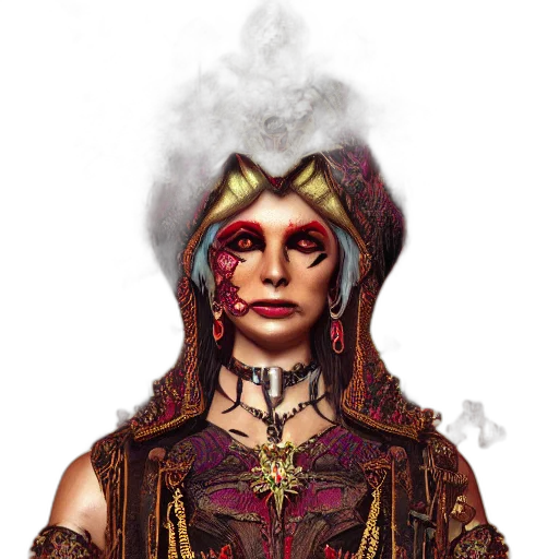 face, staff, mask, fantasy art, concept art, photorealistic, pixel art, dark transparent PNG cut-out