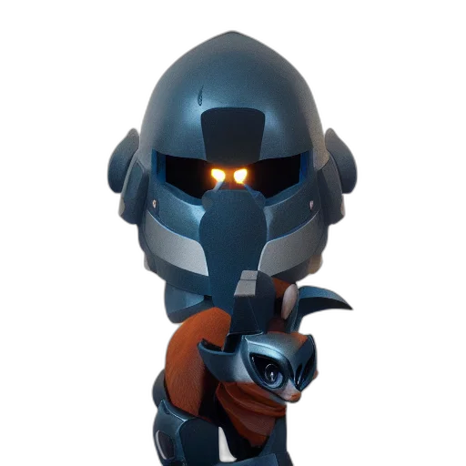 robot, weapon, staff, mask transparent PNG cut-out