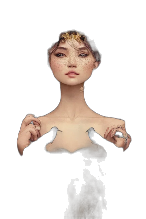 face, mask, jewelry, crown transparent PNG cut-out