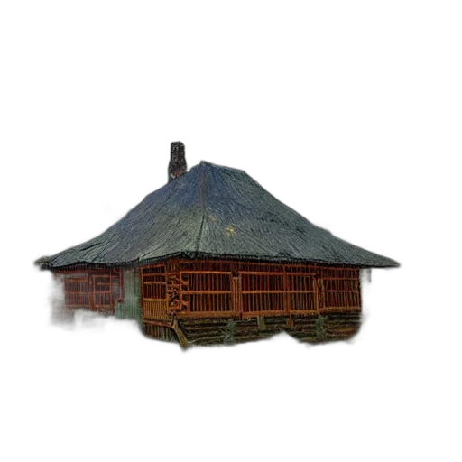 umbrella, building, hat, furniture, 3d render, photorealistic, concept art, fantasy art transparent PNG cut-out
