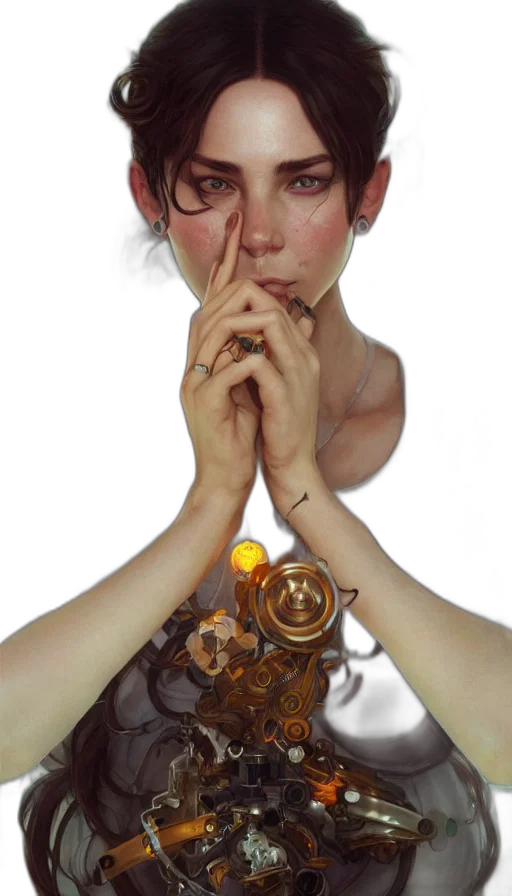 face, jewelry, mask, staff transparent PNG cut-out