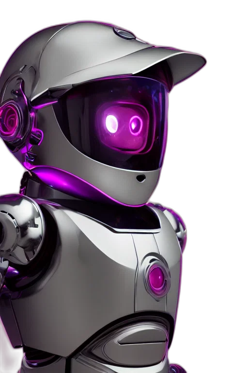 robot, 3d render, cyberpunk, concept art transparent PNG cut-out