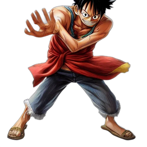 concept art, anime, comic book art, photorealistic transparent PNG cut-out