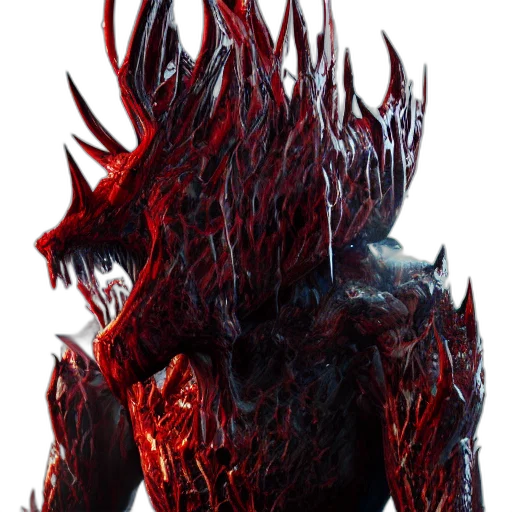 creature, dragon, mask, hair transparent PNG cut-out