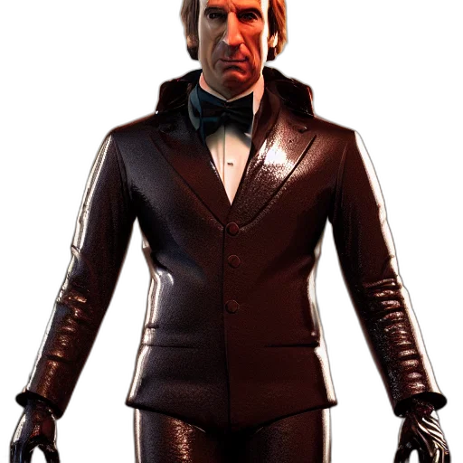 jacket, staff, concept art, 3d render transparent PNG cut-out