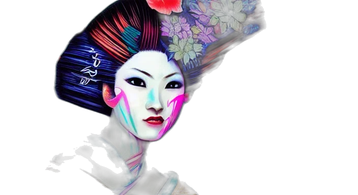 mask, face, crown, photorealistic, fantasy art, vaporwave, concept art, colorful transparent PNG cut-out