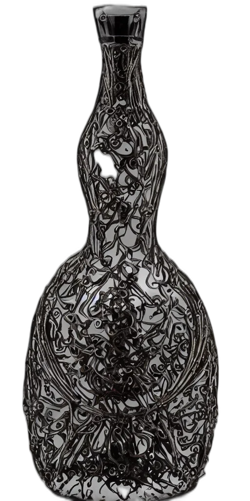 dress, bottle, mask, crown, cartoon, photorealistic, 3d render, concept art transparent PNG cut-out