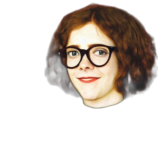 face, hair, staff, creature transparent PNG cut-out