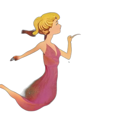 dress, staff, cartoon, concept art, watercolor, fantasy art, underwater, outer space transparent PNG cut-out