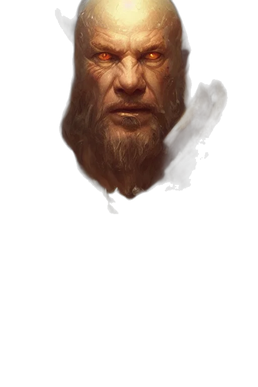 face, mask, creature, staff transparent PNG cut-out