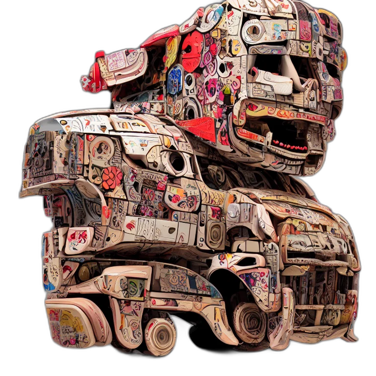 car, mask, robot, furniture transparent PNG cut-out