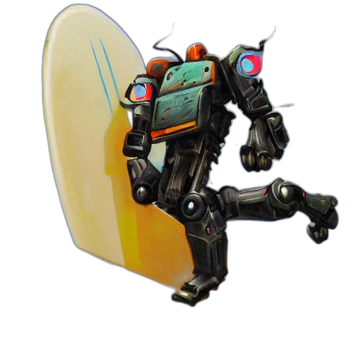 robot, staff, weapon, jacket transparent PNG cut-out