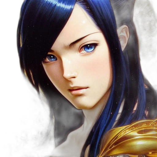 face, fantasy art, photorealistic, anime transparent PNG cut-out
