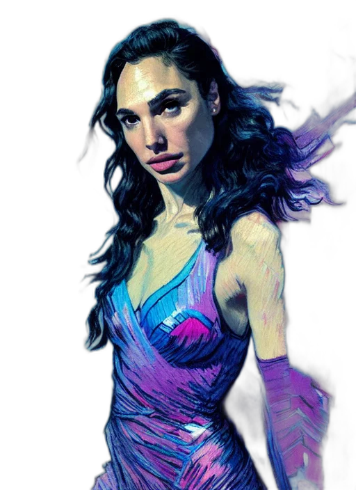 dress, comic book art, photorealistic, fantasy art transparent PNG cut-out