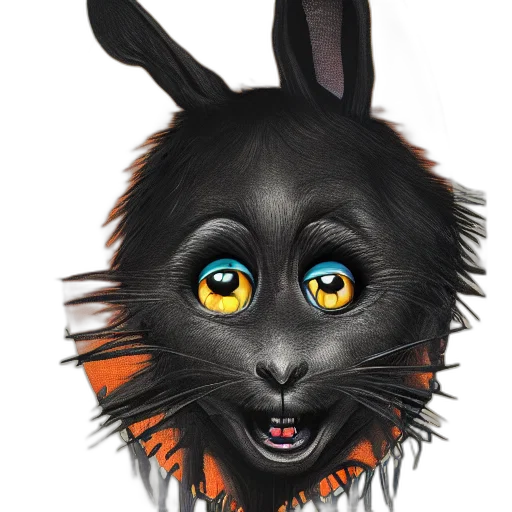 mask, animal, creature, face transparent PNG cut-out