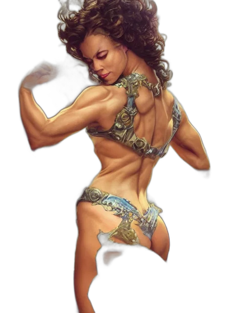 photorealistic, fantasy art, concept art, watercolor, queen, all, seas, fantastical transparent PNG cut-out