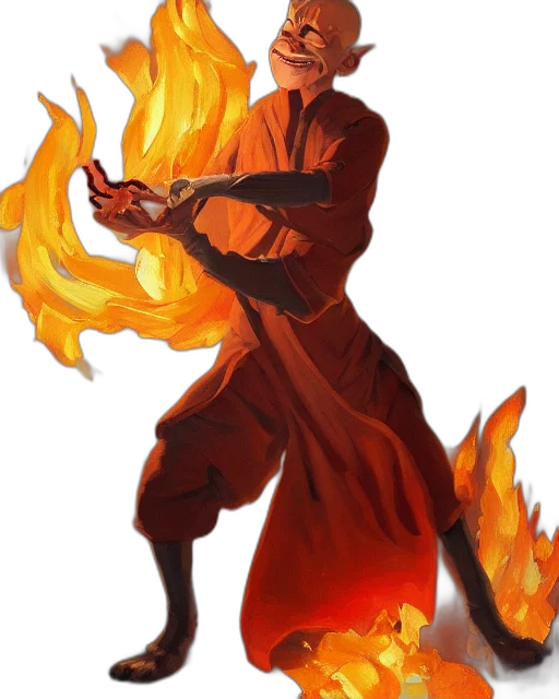 staff, jacket, concept art, fantasy art, comic book art, pixel art, fire, red transparent PNG cut-out