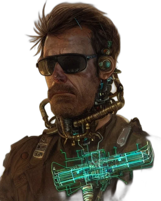 robot, staff, jacket, face transparent PNG cut-out