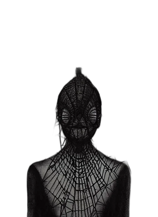 mask, dress, face, creature transparent PNG cut-out