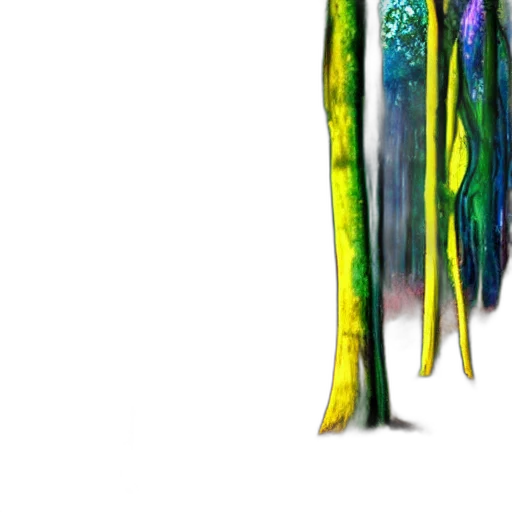 tree, staff, hair, umbrella, concept art, 3d render, fantasy art, photorealistic transparent PNG cut-out