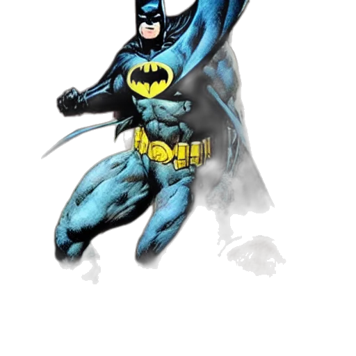 comic book art, concept art, photorealistic, cartoon, batman, art, frank, frazetta transparent PNG cut-out