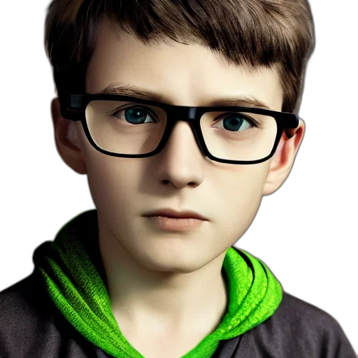 face, jacket, animal, photorealistic transparent PNG cut-out