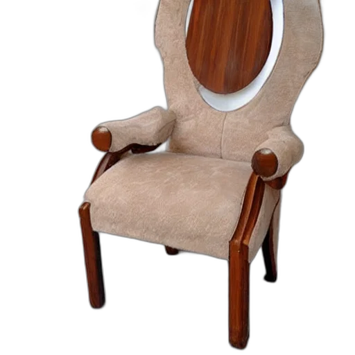 furniture, crown, staff, 3d render transparent PNG cut-out