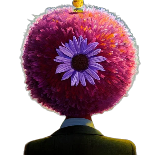 crown, hat, flower, staff transparent PNG cut-out