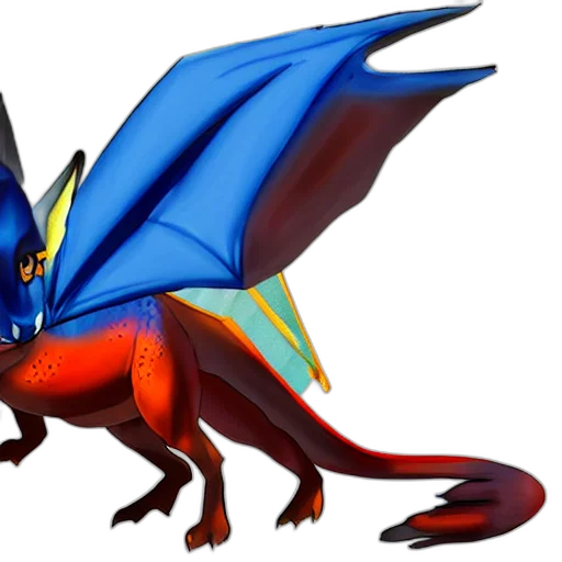 dragon, animal, creature, concept art, 3d render, fantasy art, pixel art, charazard transparent PNG cut-out