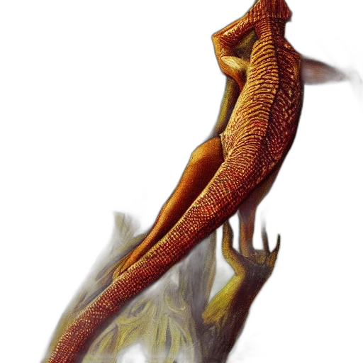 dragon, staff, creature, animal, concept art, fantasy art, 3d render, photorealistic transparent PNG cut-out