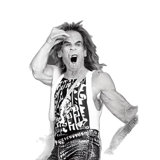 hair, animal, david, lee, roth, singing, stage, van transparent PNG cut-out