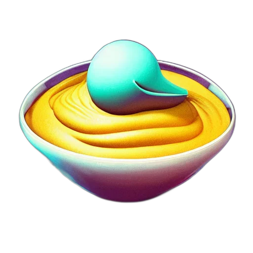 food, jewelry, hair, flower, 3d render, vaporwave, concept art, pixel art transparent PNG cut-out