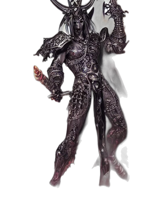 creature, robot, staff, dragon transparent PNG cut-out