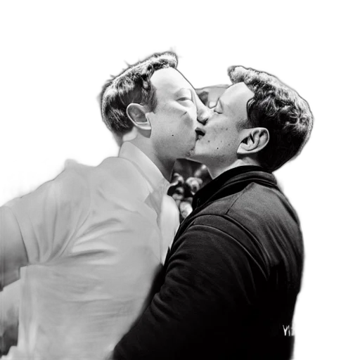 elon, musk, mark, zuckerberg transparent PNG cut-out