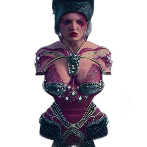 dress, crown, mask, jewelry transparent PNG cut-out