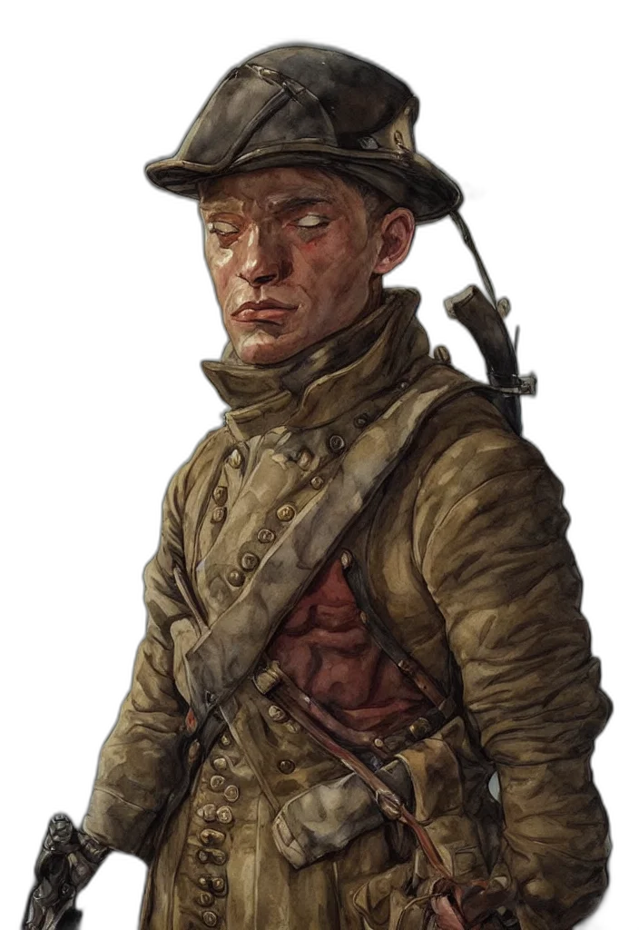 staff, hat, face, jacket transparent PNG cut-out