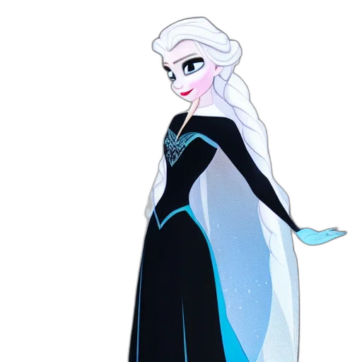 dress, staff, concept art, cartoon transparent PNG cut-out
