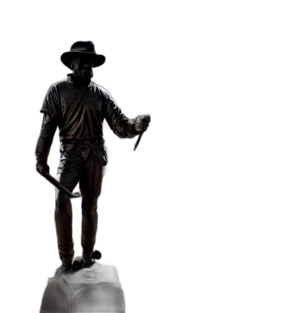 staff, hat, 3d render, concept art, photorealistic, photo, medium, shot transparent PNG cut-out