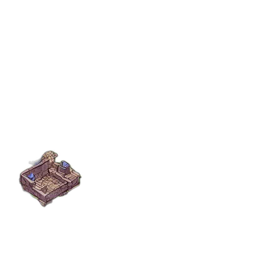 robot, food, furniture, weapon, pixel art, concept art, vaporwave, 3d render transparent PNG cut-out