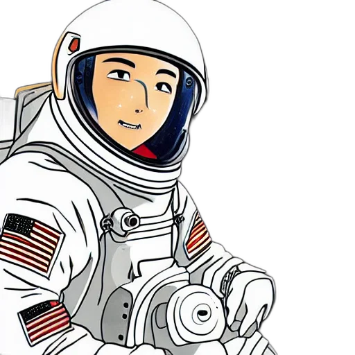 face, cartoon, comic book art, concept art transparent PNG cut-out