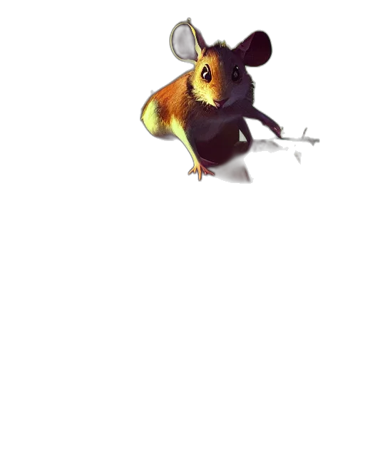 animal, creature, hat, staff transparent PNG cut-out