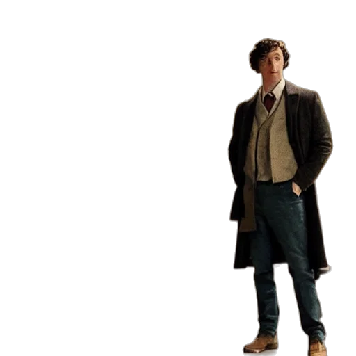 jacket, staff, concept art, pixel art, outer space, scene, sherlock transparent PNG cut-out