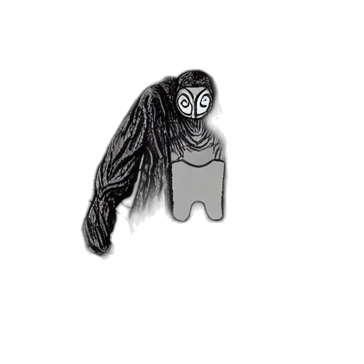 creature, hair, jewelry, jacket transparent PNG cut-out