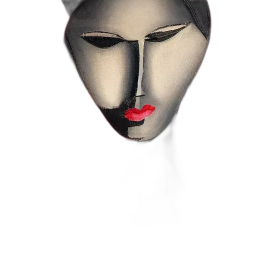 mask, face, hat, jewelry, photorealistic, 3d render, fantasy art, concept art transparent PNG cut-out