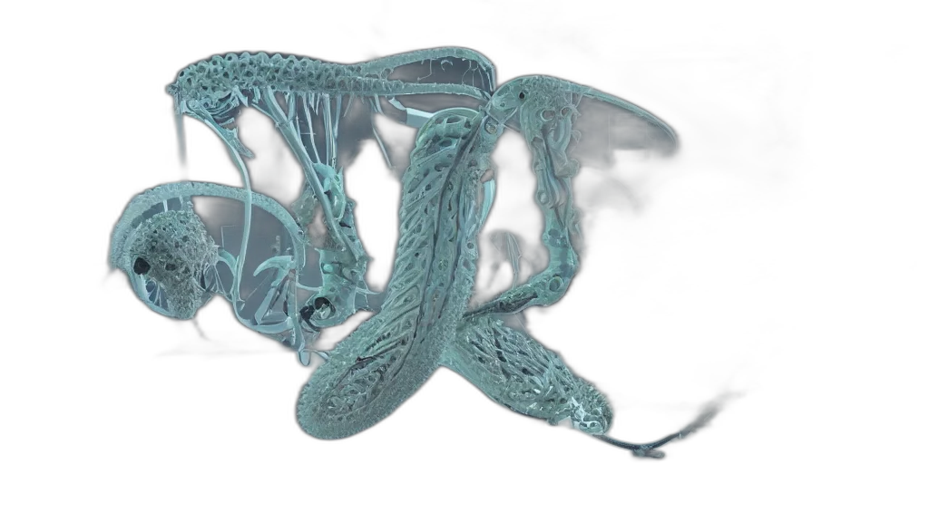 dragon, creature, animal, 3d render transparent PNG cut-out
