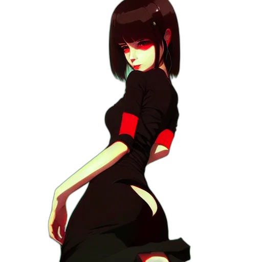 dress, staff, robot, concept art transparent PNG cut-out