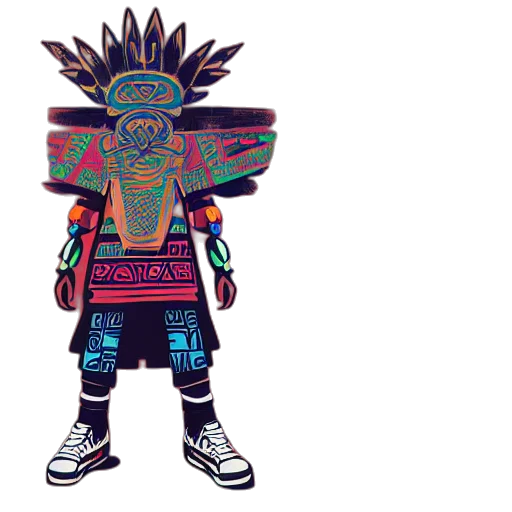 jacket, concept art, pixel art, fantasy art, 3d render, dark, neon, colorful transparent PNG cut-out