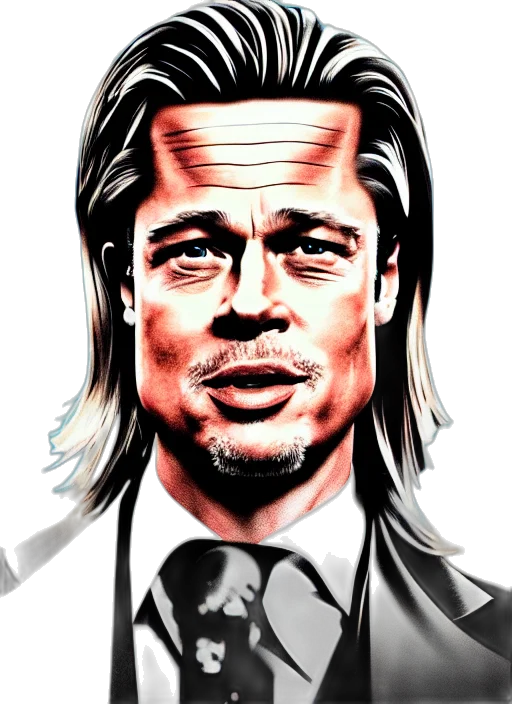face, hair, comic book art, cartoon, photorealistic, concept art, mogul, brad transparent PNG cut-out